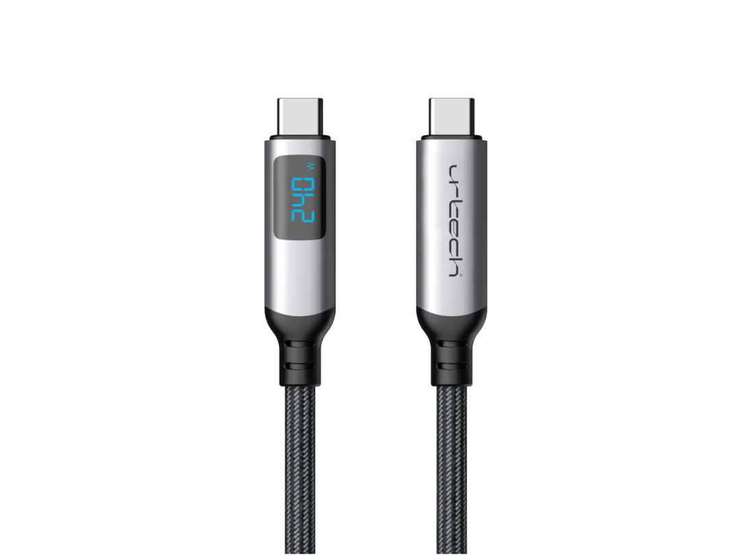 URTECH 240W USB4 Cable with LED Display | Same Day Delivery Qatar URTECH 240W USB4 Cable with LED Display | Same Day Delivery Qatar